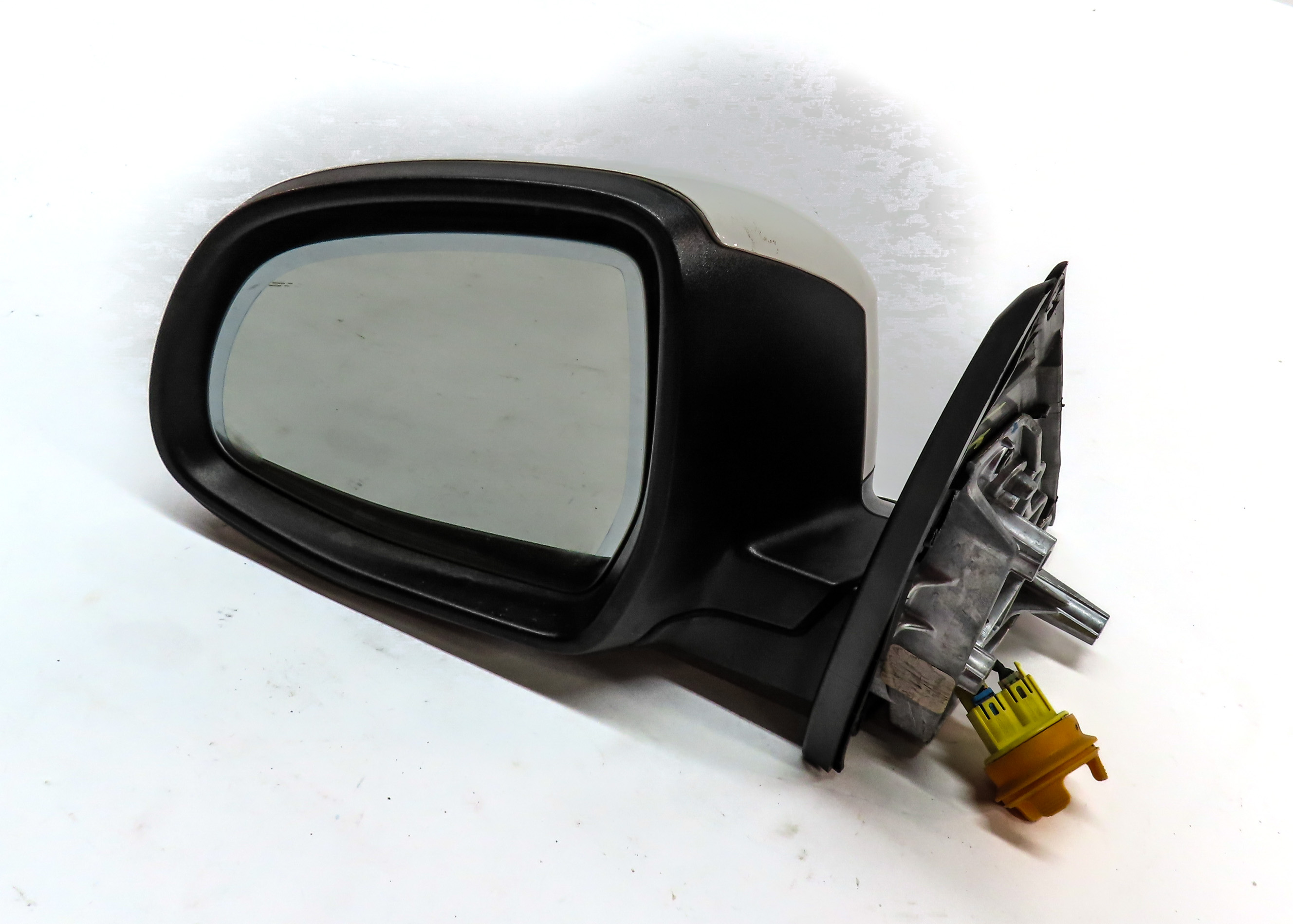 17 BMW X3 F25 FRONT LEFT DRIVER DOOR MIRROR w/ PFOLD HEAT MEMORY AUTODIM (White) — exact item pictured